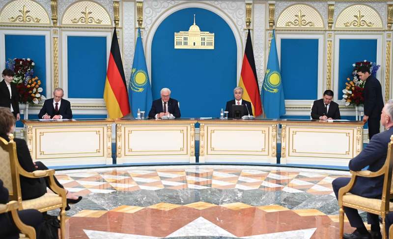 Германияның Федералды Президентінің Қазақстанға мемлекеттік сапары барысында 9 құжатқа қол қойылды