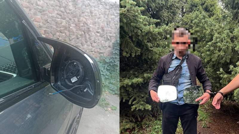 Алматыда көлік айнасын ұрлады деген күдікті ұсталды
