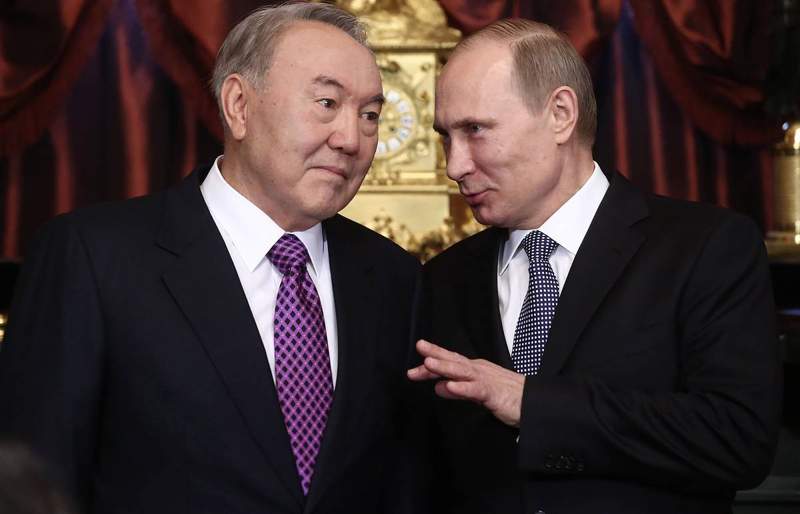  Путин Назарбаевқа арнайы бейнеқұттықтау жолдады