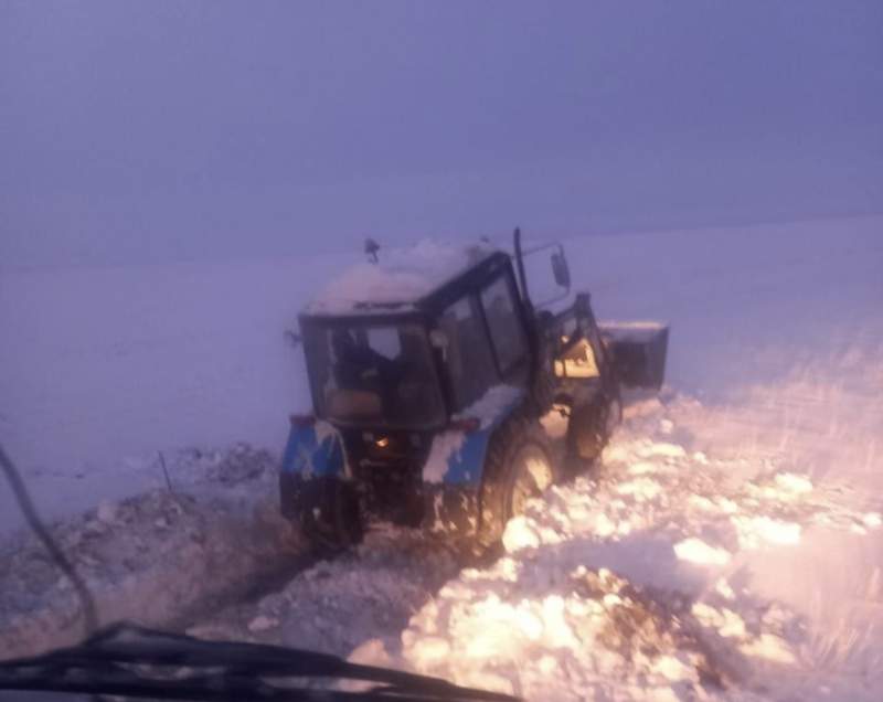 Трактормен далада адасып кеткен екі ауыл тұрғыны табылды