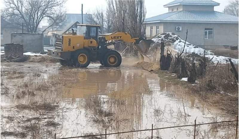 Жамбыл облысында бірнеше елді мекенді су басып қалды
