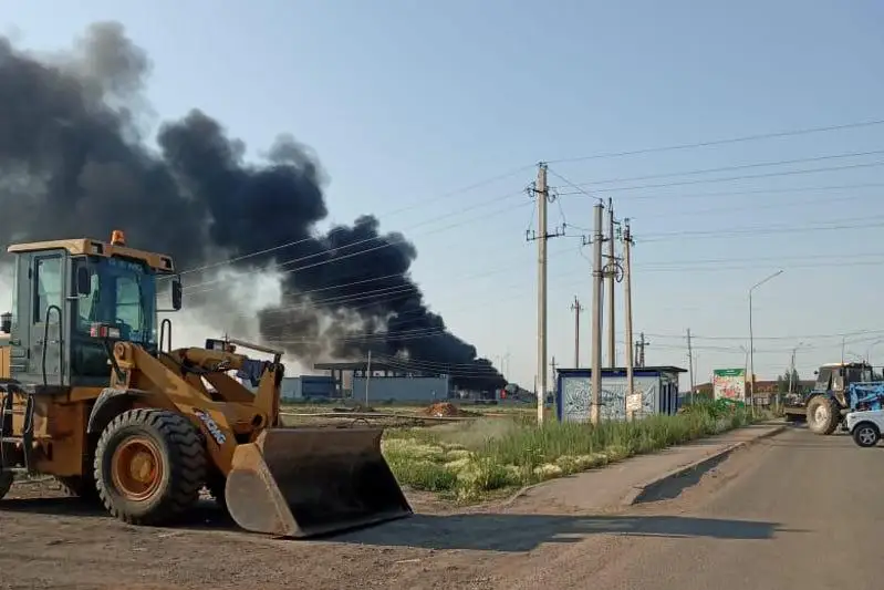 Жанар-жағармай бекеті өртенді