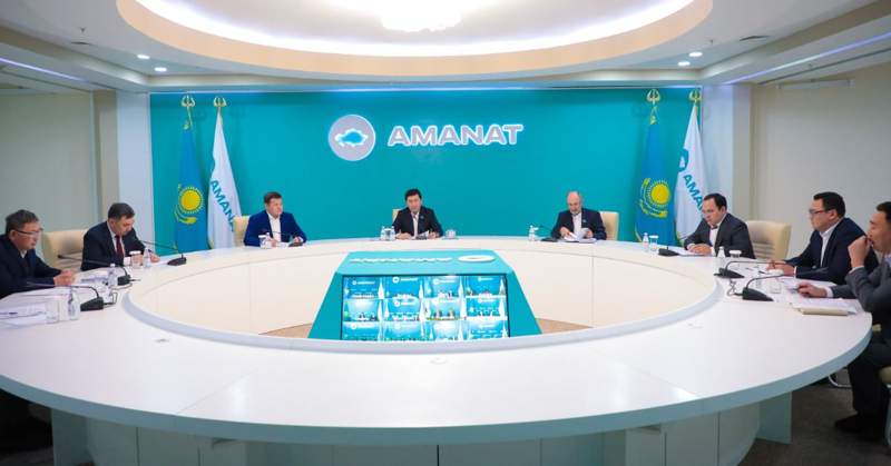 «AMANAT» партиясы Президент Жолдауын қолдайтынын мәлімдеді