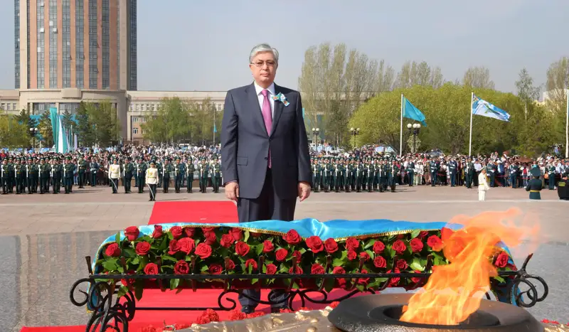 Президент қазақстандықтарды Жеңіс күнімен құттықтады