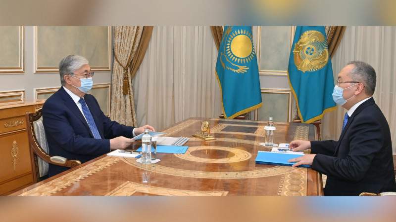 Жанат Элиманов Президентке есеп берді