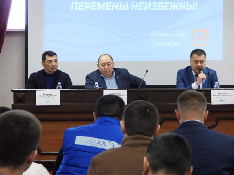 «Ақ жол» партиясы республикалық сайлауалды штабының мүшелері Шығыс Қазақстан облысына барды