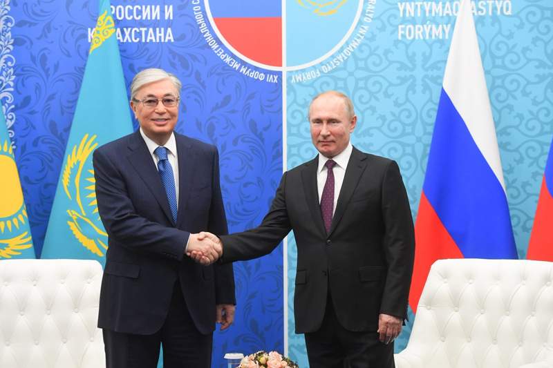 Тоқаев Путинді құттықтады