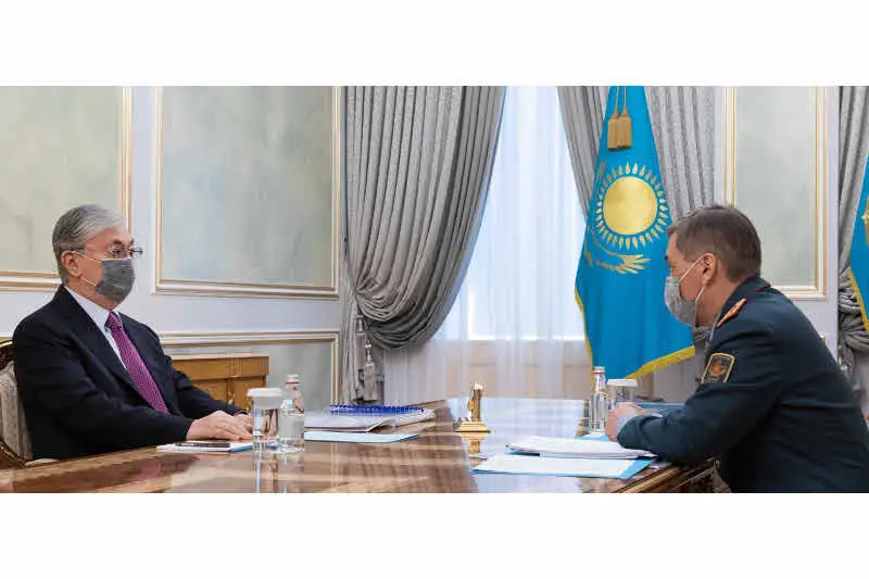 Тоқаев Қорғаныс министрі Нұрлан Ермекбаевты қабылдады  