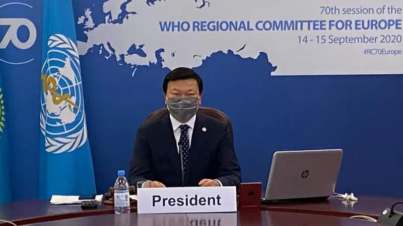 Министр Цой ДДСҰ Еуропалық өңірлік комитетінің төрағасы болып сайланды