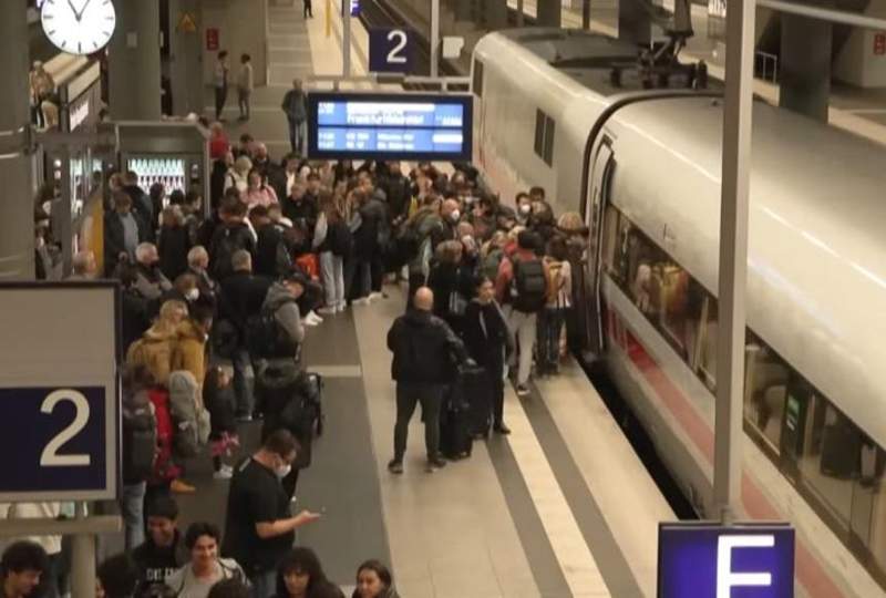 Германияның солтүстігінде диверсия салдарынан пойыздар тоқтап қалды
