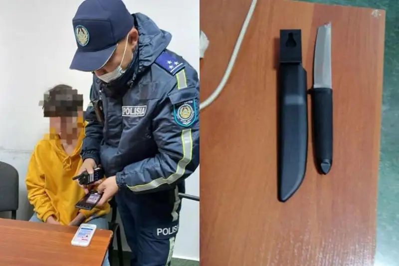 Ақтөбеде бозбала 19 жастағы жігіттің мойнына екі рет пышақ сұққан