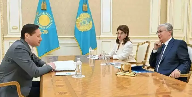 Президент «Қазақфильм» АҚ төрағасы Азамат Сатыбалдыны қабылдады