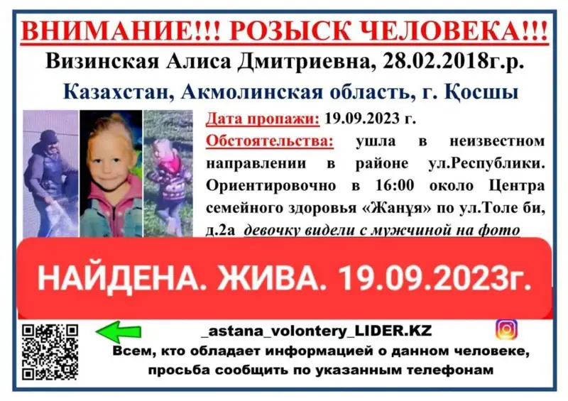 Жоғалып кеткен бүлдіршін қалада қайыр сұраған: Қосшыда мас тұрғын қызын танысының үйінде ұмытып кеткен  