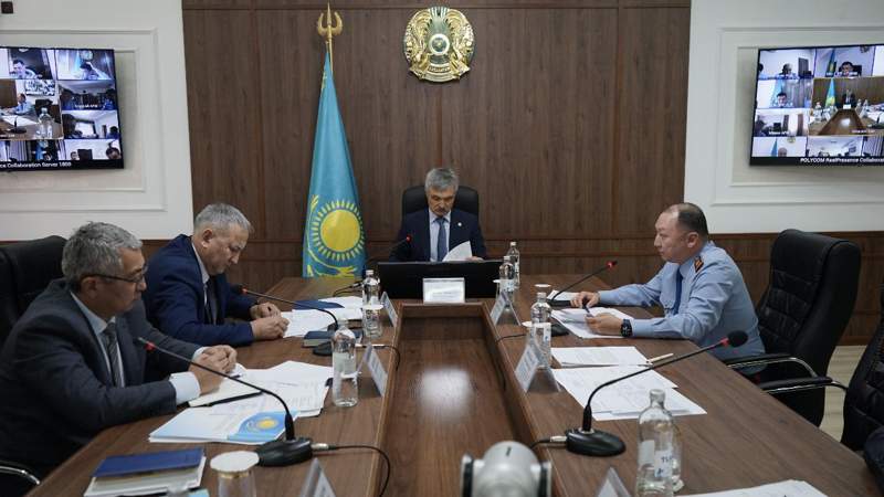 Жамбыл облысы Полиция департаментінде Үйлестіру кеңесінің отырысы өтті