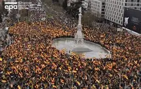 Мадридте рақымшылыққа қарсы 170 мың адам бас көтерді