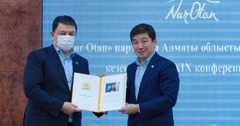Қанат Бозымбаев Nur Otan-ның Алматы облысындағы филиалының төрағасы болып сайланды