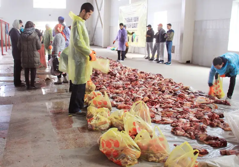 Құрбандыққа шалынған мал етін қалай алуға болады?