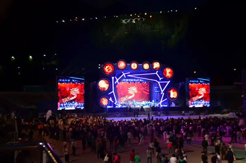 «Медеу» мұз айдынында қайта жанданған «Азия дауысы» халықаралық музыка фестивалі өз мәресіне жетті