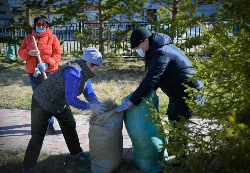 Павлодар облысының тұрғындары сенбілік кезінде шығармашылық танытты