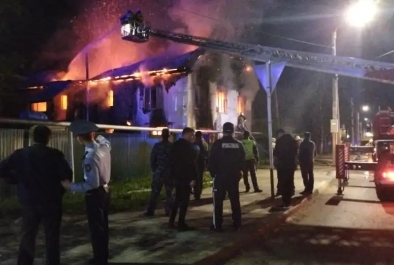 Өртенген үйден екі адамның мәйіті табылды 