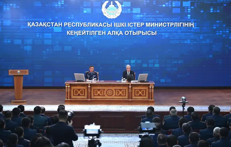 Мемлекет басшысы Ішкі істер министрлігінің алқа мәжілісін өткізді