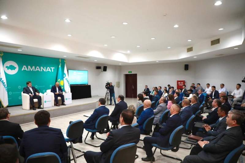 «AMANAT» партиясы өңірлердегі кездесулерді Түркістан облысынан бастады