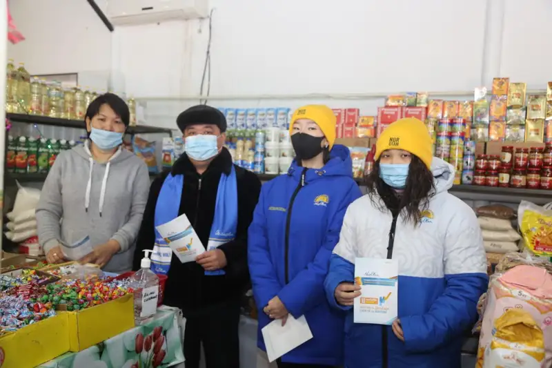 Үміткердің сенімді өкілдері экспромт-кездесу өткізді