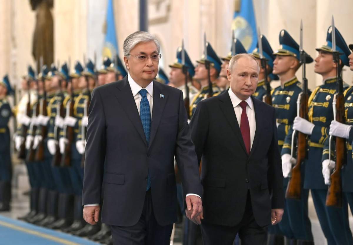 Ақордада Путинді салтанатты қарсы алу рәсімі өтті