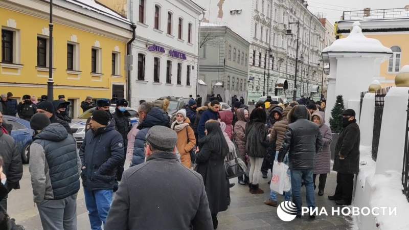 Мәскеуде митинг болды