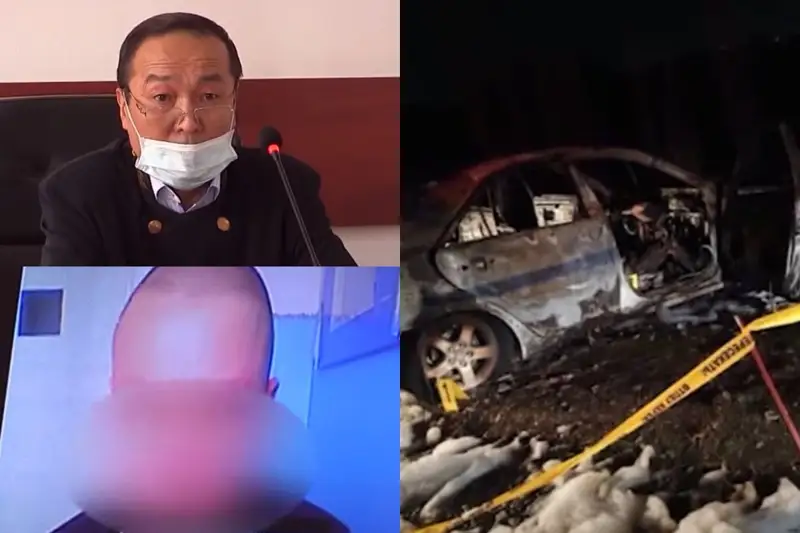 Кәсіпкерді тірідей өртеген ер адам сотта жылап жіберді