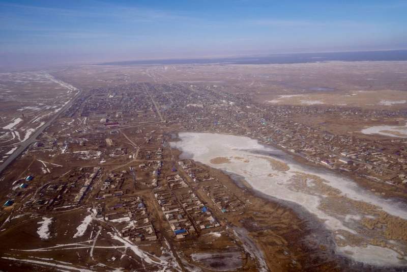 Абай облысында су тасқыны қаупі бар учаскелерге әуеден барлау жасалды