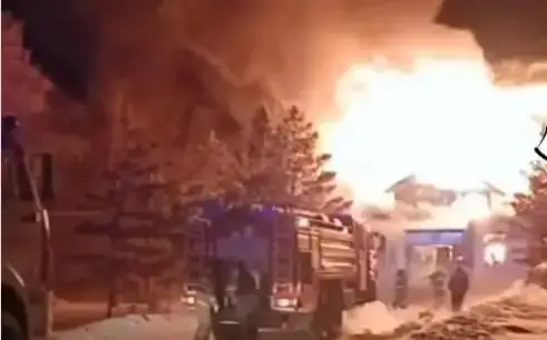 СҚО-да ауыл әкімдігінің ғимараты өртенді