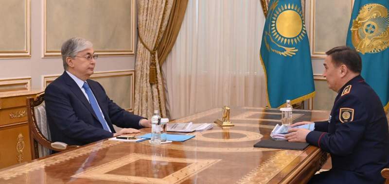 Тоқаев Ішкі істер министрін қабылдады