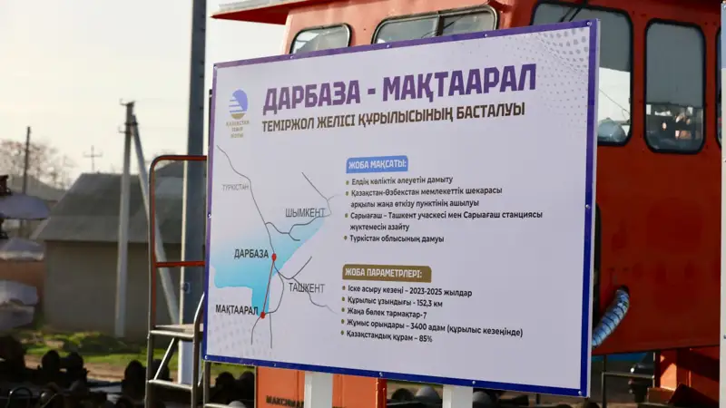 Қазақстан мен Өзбекстанды жаңа теміржол байланыстыратын болады