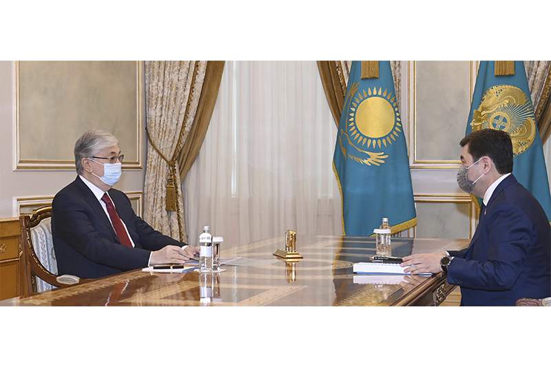 Мемлекет басшысы Парламент Мәжілісінің төрағасы Ерлан Қошановты қабылдады 