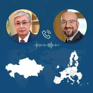 Тоқаев Еуропа одағының президенті Шарль Мишельмен телефон арқылы сөйлесті