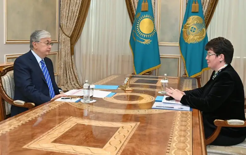 Президент Есеп комитетінің төрайымын қабылдады 