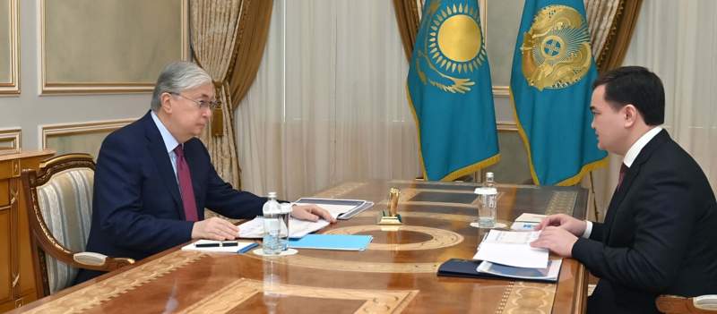Тоқаев Астана қаласының әкімі Жеңіс Қасымбекті қабылдады
