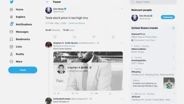 И.Масктың желідегі жазбасы Tesla акцияларын құлдыратып жіберді 