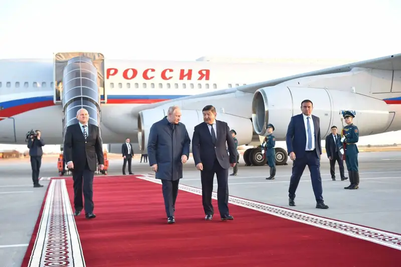 Путин ресми сапармен Қырғызстанға келді