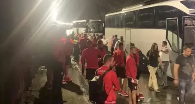 Болгария құрамасы көлік апатына ұшырады