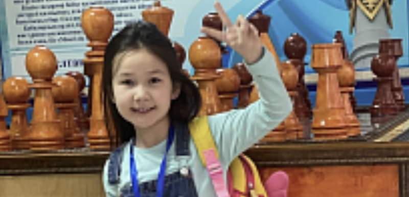 Сегіз жасар қыз FIDE халықаралық сыйлығының жеңімпазы атанды