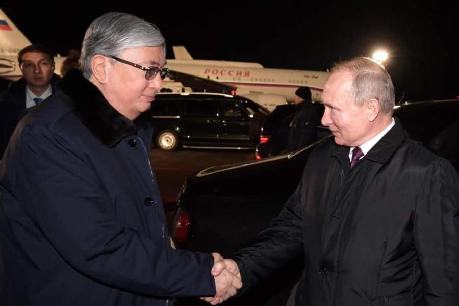 Путин Тоқаевты әуежайдан шығарып салды