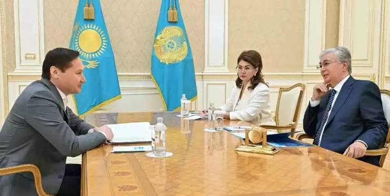 Президент «Қазақфильм» АҚ төрағасы Азамат Сатыбалдыны қабылдады
