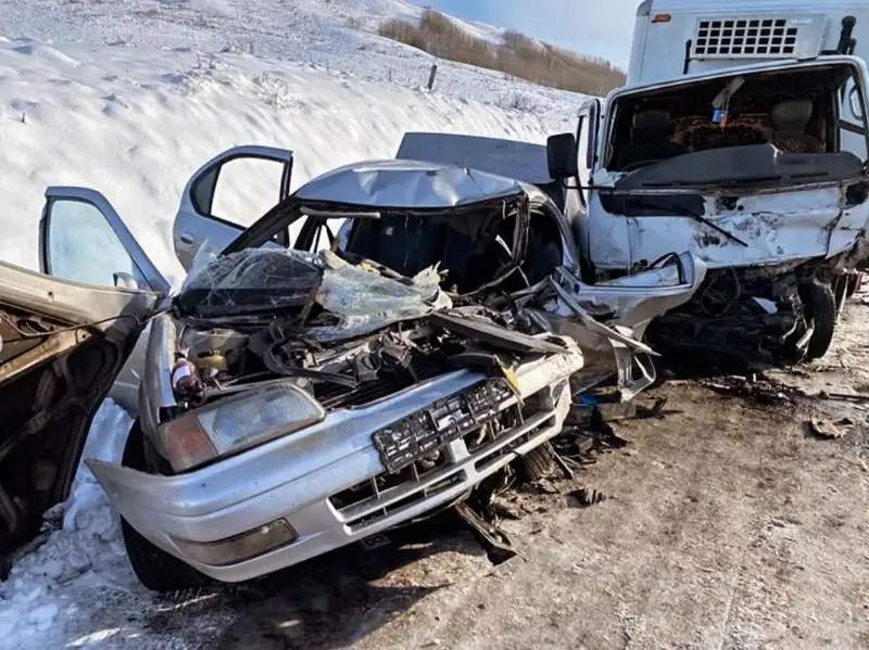 ШҚО тасжолында екі көлік соқтығысып, 3 адам қаза болды