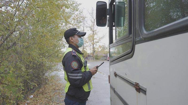 ШҚО: Автобус жүргізушілері бірнеше күнде 486 рет жол ережесін бұзған