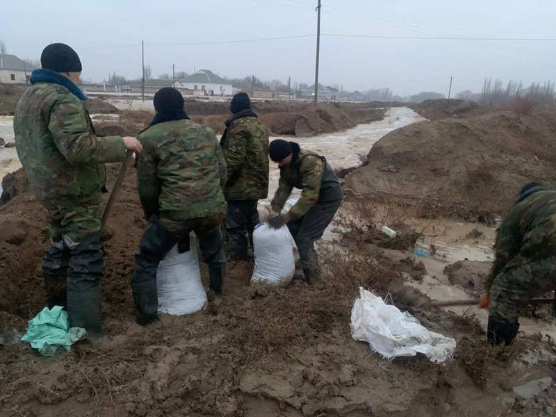 Түркістан облысындағы су тасқынына қатысты мәліметтер жарияланды
