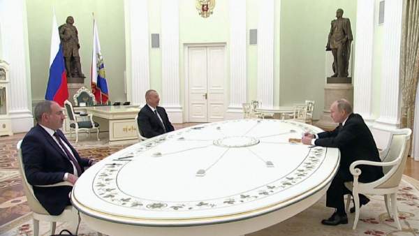 Путин, Алиев және Пашинян Таулы Карабах бойынша кездесу өткізді