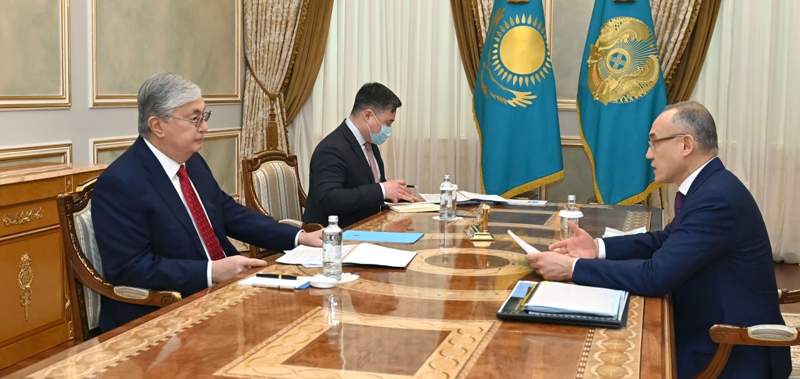 Президент Ұлттық банктің төрағасын қабылдады