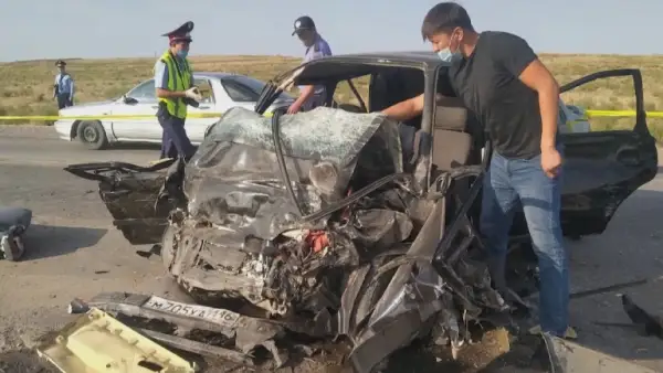 Жол апатынан 6 адам қаза тапты  